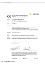 Preview for 120 page of Sartorius Combics 2 CAIXS2 Operating Instructions Manual