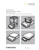 Sartorius CPA 10001 Operating Instructions Manual preview