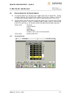 Preview for 92 page of Sartorius DCU 3 Operator'S Handbook Manual