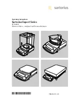 Preview for 1 page of Sartorius LE series Operating Instructions Manual