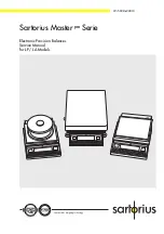 Preview for 1 page of Sartorius Master Pro LA12000P Service Manual