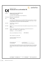 Preview for 60 page of Sartorius PMA.Evolution EVO1Y1 Installation Instructions Manual