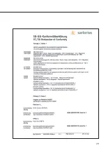 Preview for 29 page of Sartorius PMA.Quality PMA7501-Y Installation Instructions Manual