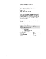 Preview for 4 page of Sartorius U 4600P Installation And Operating Instructions Manual