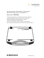 Preview for 1 page of Sartorius YTM05MA Operating Instructions Manual