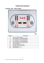 Предварительный просмотр 16 страницы SAS SAS 1E Instruction Manual