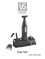 SASSOON Easy Trim VSM163NA Operating Instructions Manual preview