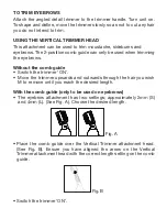 Предварительный просмотр 7 страницы SASSOON Easy Trim VSM163NA Operating Instructions Manual