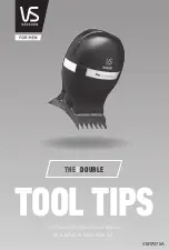 Preview for 1 page of SASSOON THE V DOUBLE Tool Tips