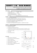 Saswell SAS810FCT-2-S Installation And Operation Instruction preview