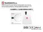 Saswell SAS816WHB-0-RF2 User Manual And Warranty Card предпросмотр