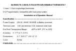 Предварительный просмотр 2 страницы Saswell SAS900STK-2 Operating Instruction