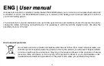 Preview for 10 page of Saswell SCU209DE User Manual