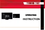 Preview for 36 page of Saswell T19WHB-7-RF Operating Instruction