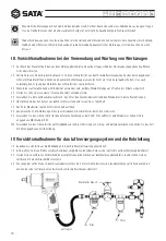 Предварительный просмотр 10 страницы SATA 02312 User Manual