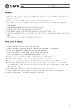 Preview for 11 page of SATA 05151 User Manual