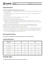 Preview for 8 page of SATA 05211 User Manual