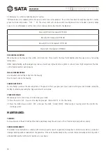 Preview for 10 page of SATA 05211 User Manual