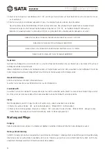 Preview for 14 page of SATA 05211 User Manual