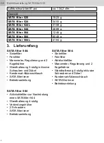 Preview for 4 page of SATA 500 Operating Instructions Manual