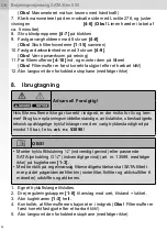 Preview for 54 page of SATA 500 Operating Instructions Manual