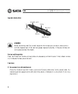 Предварительный просмотр 8 страницы SATA 62602 User Manual