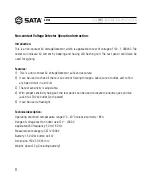 Preview for 8 page of SATA 62702 User Manual