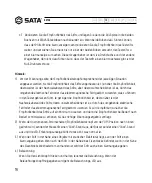 Предварительный просмотр 16 страницы SATA 62702 User Manual