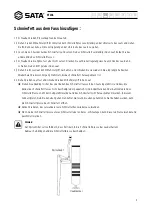 Предварительный просмотр 9 страницы SATA 97204 User Manual