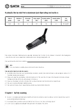 Preview for 11 page of SATA 97820 User Manual