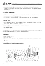 Предварительный просмотр 10 страницы SATA 98001 User Manual