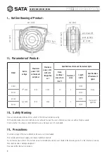 Preview for 8 page of SATA 98021 User Manual