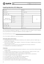 Preview for 10 page of SATA AE5841 User Manual