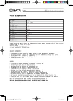 Preview for 3 page of SATA AE5851 User Manual