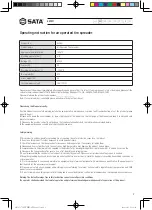 Preview for 9 page of SATA AE5851 User Manual