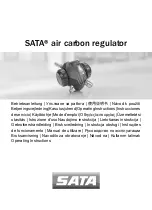 SATA air carbon regulator Operating Instructions Manual предпросмотр