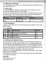 Preview for 9 page of SATA Air regulator belt Operating Instructions Manual