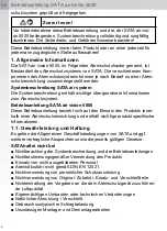 Preview for 6 page of SATA air vision 5000 Operating Instructions Manual