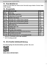 Preview for 13 page of SATA BVD Operating Instructions Manual