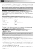 Preview for 9 page of SATA dolphin 1420 Operating Instructions Manual