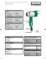 SATA dry jet Operating Instructions Manual предпросмотр