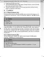 Предварительный просмотр 47 страницы SATA filter 100 prep Operating Instructions Manual