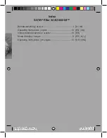 Preview for 2 page of SATA filter 244 Operating Instructions Manual