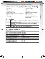 Preview for 5 page of SATA filter 244 Operating Instructions Manual