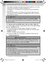 Preview for 8 page of SATA filter 244 Operating Instructions Manual