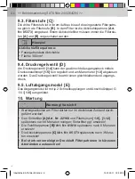 Preview for 10 page of SATA filter 244 Operating Instructions Manual