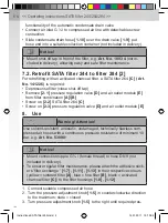 Preview for 18 page of SATA filter 244 Operating Instructions Manual