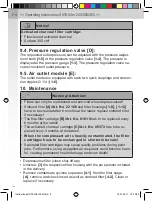 Preview for 20 page of SATA filter 244 Operating Instructions Manual