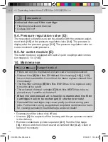 Предварительный просмотр 50 страницы SATA filter 244 Operating Instructions Manual