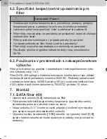 Preview for 274 page of SATA filter  434 Operating Instructions Manual